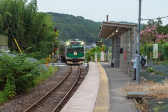 JR烏山線・滝駅（栃木県：2023年9月）
