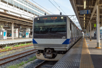 JR水戸線・小山駅（栃木県：2023年9月）
