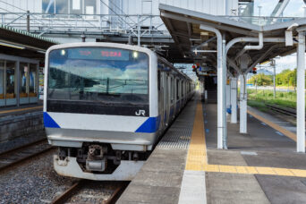 JR水戸線・友部駅（茨城県：2023年9月）