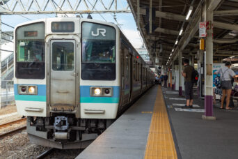 JR中央本線・甲府駅（山梨県：2023年9月）