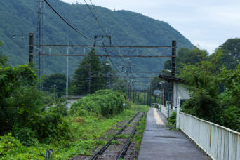 JR中央本線・信濃川島駅（長野県：2023年9月）