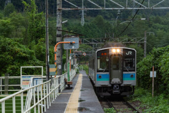 JR中央本線・信濃川島駅（長野県：2023年9月）