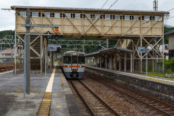 JR中央本線・上松駅（長野県：2023年9月）