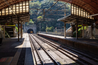 JR福知山線・武田尾駅（兵庫県：2023年9月）