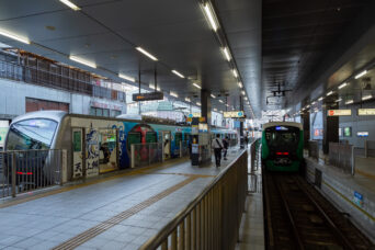 静岡鉄道静岡清水線・新静岡駅（静岡県：2023年10月）