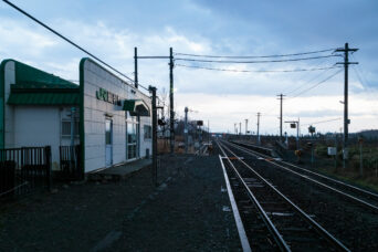JR宗谷本線・蘭留駅（北海道：2023年11月）