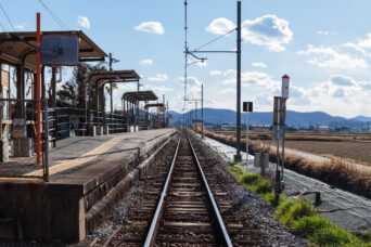 JR加古川線・河合西駅（兵庫県：2024年1月）