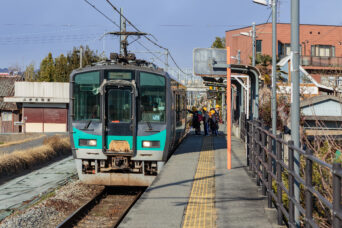 JR加古川線・河合西駅（兵庫県：2024年1月）