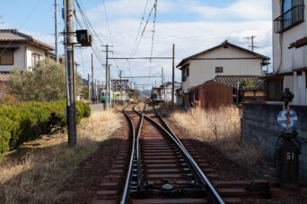 高松琴平電鉄長尾線・平木駅（香川県：2024年1月）