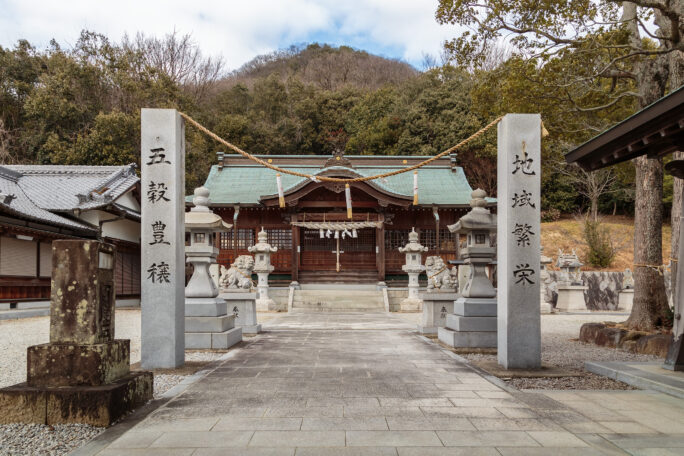 高松琴平電鉄長尾線・白山駅・白山神社（香川県：2024年1月）