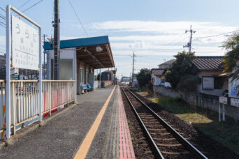 水島臨海鉄道・浦田駅（岡山県：2024年2月）
