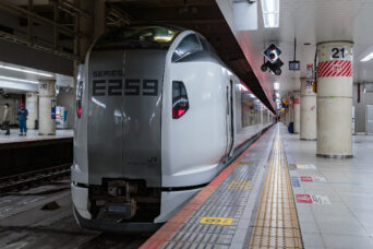 JR総武本線・東京駅・特急「しおさい」（東京都：2024年3月）