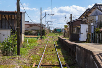 銚子電鉄鉄道線・西海鹿島駅（千葉県：2024年3月）