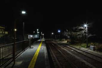 JR久留里線・上総亀山駅（千葉県：2024年3月）