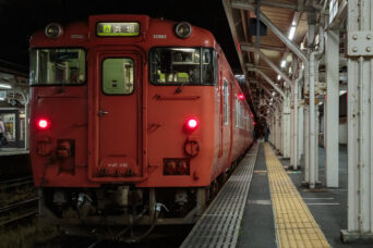 JR山陰本線・豊岡駅（兵庫県：2024年4月）