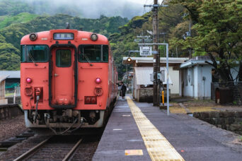 JR山陰本線・鎧駅（兵庫県：2024年4月）