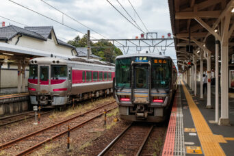 JR山陰本線・豊岡駅・特急「はまかぜ」（兵庫県：2024年4月）