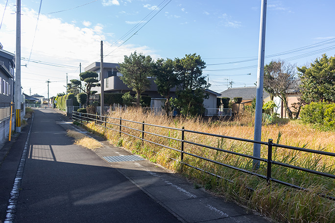 90年代末期は空き地が広がっていた薩摩万世駅跡は宅地化が進んでいた