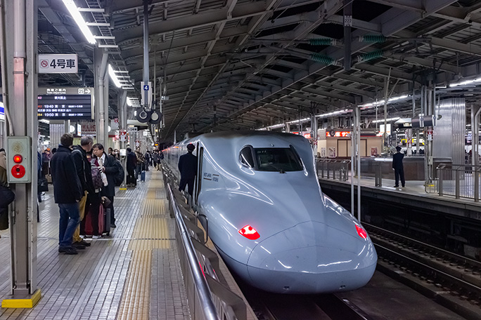 19時半過ぎには新大阪駅まで帰ってきた