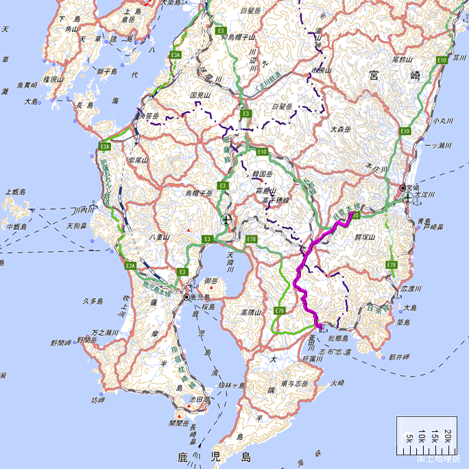 ルート図：ちゃり鉄9号2日目