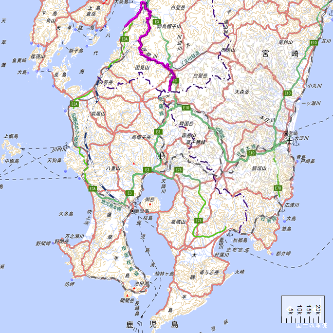 ルート図：ちゃり鉄9号6日目