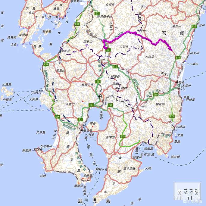 ルート図：ちゃり鉄9号10日目