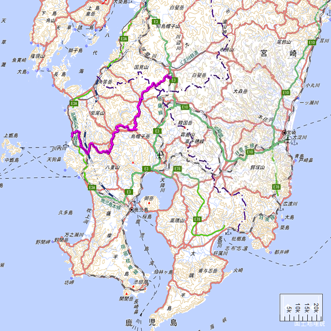 ルート図：ちゃり鉄9号11日目