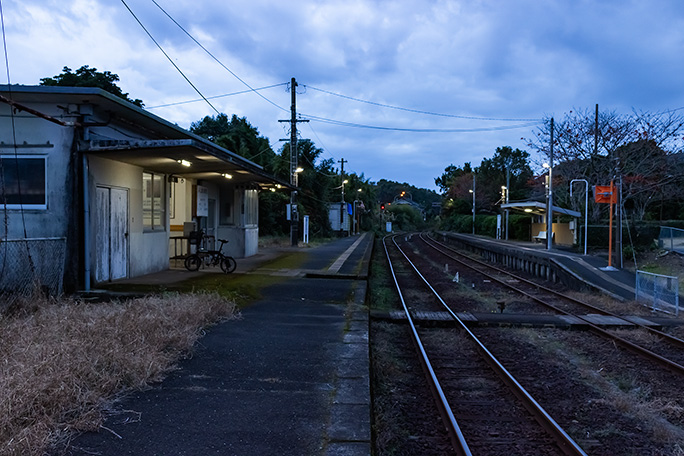 この日のゴールまで残り一駅となった福島今町駅で暫しの停車