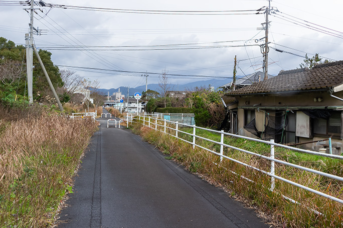 鹿屋市街地に存在した下田崎駅跡は痕跡も定かではない