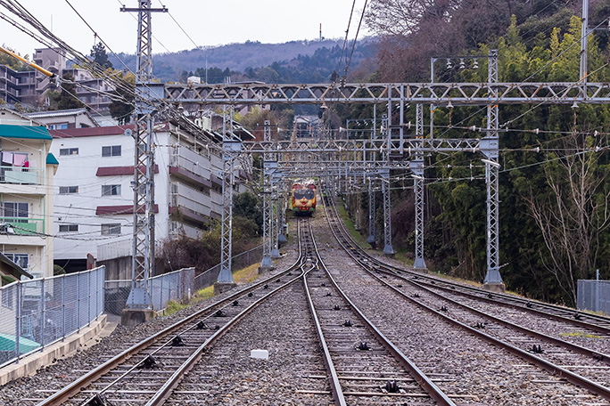 私の生家付近の近鉄鋼索線の風景は朧げな記憶のまま