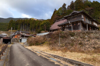 多可町加美区・岩座神集落（兵庫県：2025年1月）