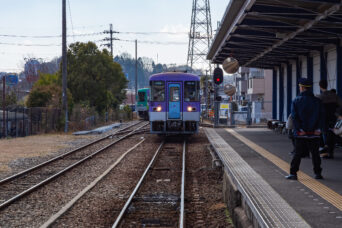 北条鉄道北条線・北条町駅（兵庫県：2025年1月）