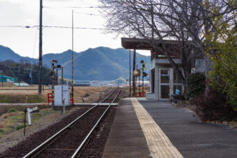 北条鉄道北条線・播磨横田駅（兵庫県：2025年1月）