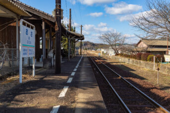 北条鉄道北条線・長駅（兵庫県：2025年1月）