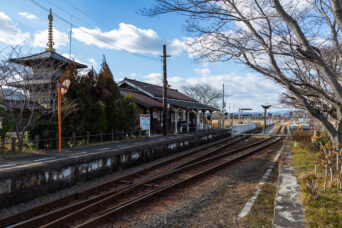 北条鉄道北条線・法華口駅（兵庫県：2025年1月）