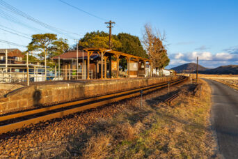 北条鉄道北条線・田原駅（兵庫県：2025年1月）