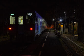 北条鉄道北条線・網引駅（兵庫県：2025年1月）