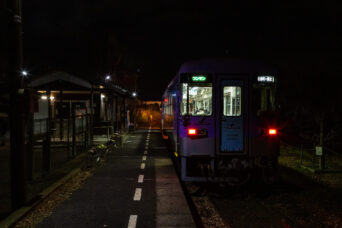 北条鉄道北条線・網引駅（兵庫県：2025年1月）