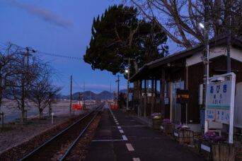 北条鉄道北条線・網引駅（兵庫県：2025年1月）