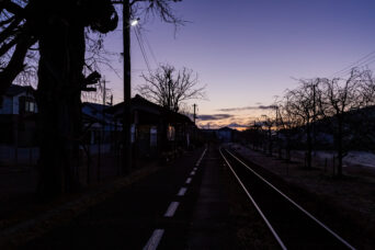 北条鉄道北条線・網引駅（兵庫県：2025年1月）