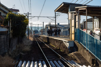 神戸電鉄粟生線・大村駅（兵庫県：2025年1月）