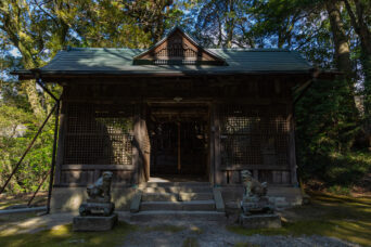 神戸電鉄粟生線・藍那駅付近・藍那天津彦根神社（兵庫県：2025年1月）