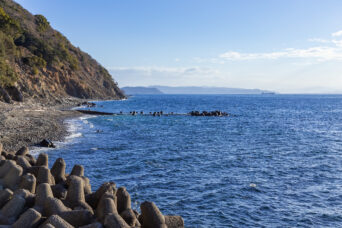 淡路島・南淡路・中津川集落付近から望む瀬戸内海（兵庫県：2025年1月）