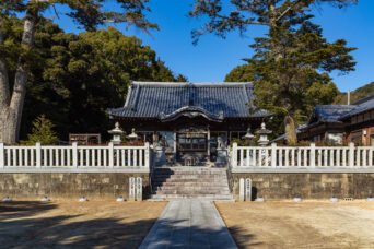 淡路島・阿万集落・亀岡八幡神社（兵庫県：2025年1月）