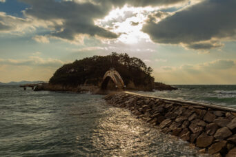 淡路島・丸山漁港・弁天島（兵庫県：2025年1月）