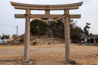 淡路島・西淡・明神岬・西濱神社（兵庫県：2025年1月）