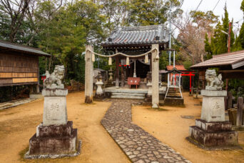 神戸電鉄有馬線・蓑谷駅・蓑谷神社（兵庫県：2025年2月）