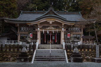 国鉄有馬線・有馬口駅跡付近・公智神社（兵庫県：2025年2月）