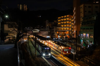 神戸電鉄有馬線・有馬温泉駅（兵庫県：2025年2月）