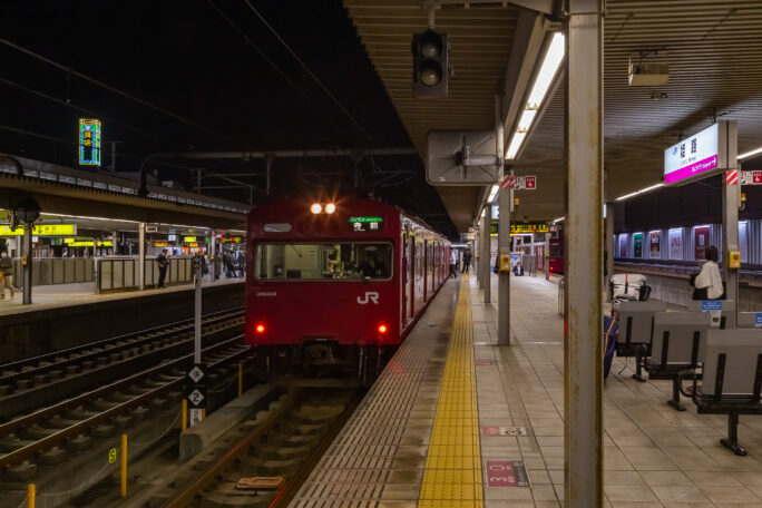 JR播但線・山陽本線・姫路駅(兵庫県:2025年3月)